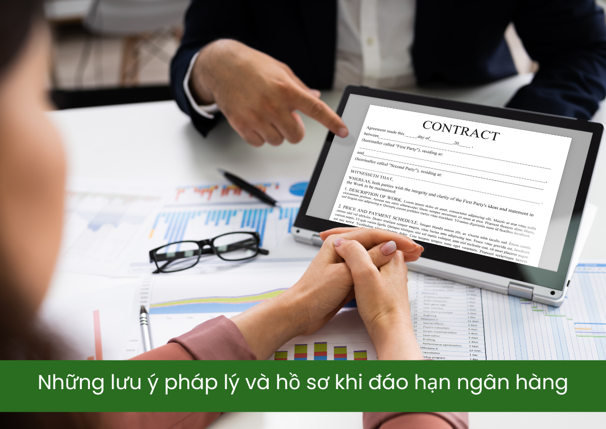 Những lưu ý pháp lý và hồ sơ khi đáo hạn ngân hàng