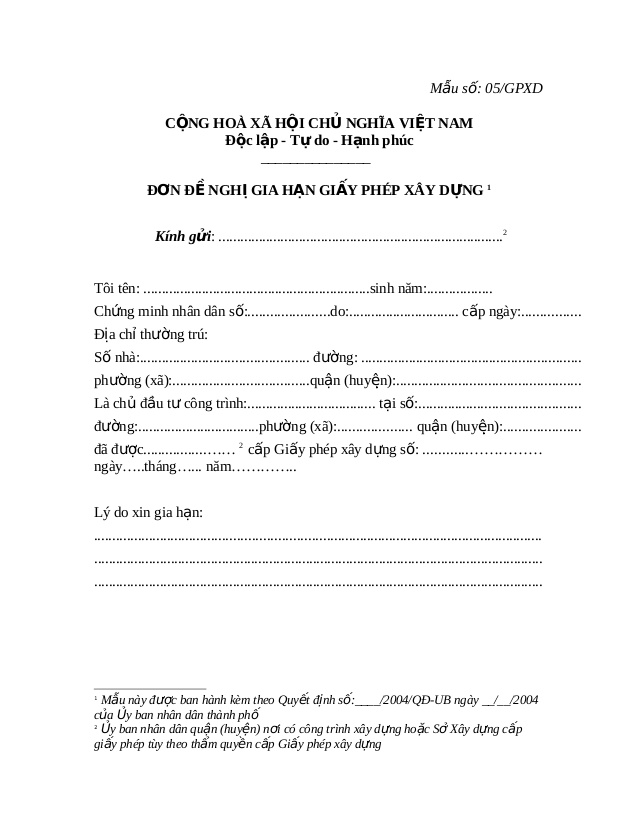 Gia hạn giấy phép xây dựng là gì? Điều kiện để gia hạn giấy phép xây dựng