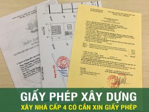 Xây nhà cấp 4 có cần xin phép?