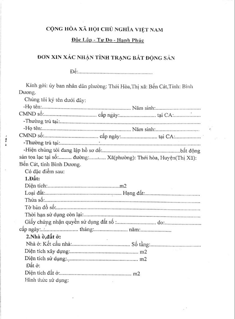 Tìm hiểu về giấy xác nhận không tranh chấp đất đai