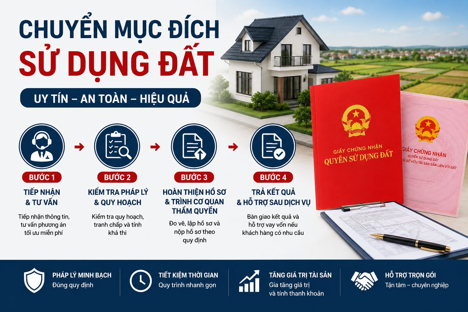 Chuyển mục đích sử dụng đất