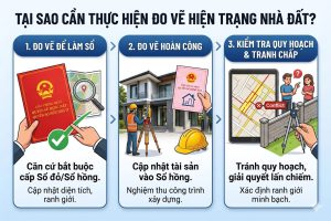 Tại sao cần đo vẽ hiện trạng nhà đất