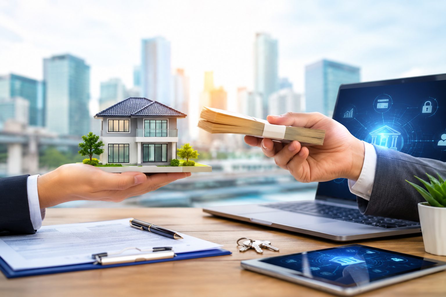 Vay thế chấp nhà đất