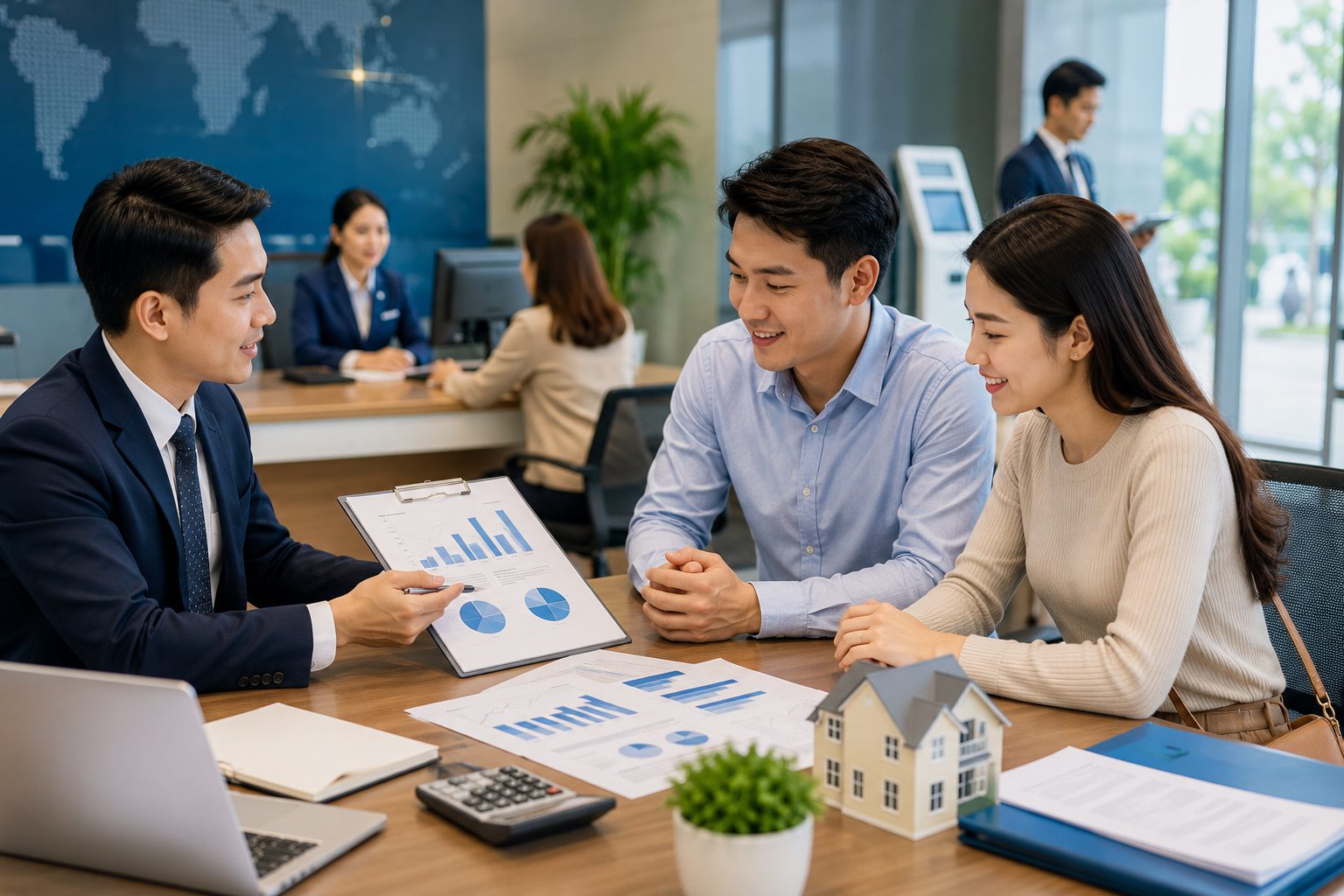 Thủ tục vay vốn ngân hàng BIDV