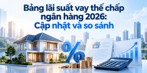 Bảng lãi suất vay thế chấp 2026 - Cập nhật và so sánh